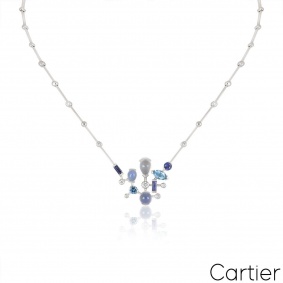 Cartier White Gold Meli Melo Necklace